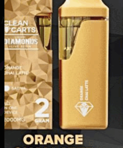 Orange Chai Latte Clean Carts Disposable