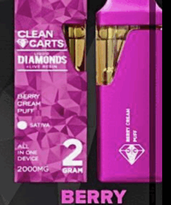 Berry Cream Puff Clean Carts Disposable